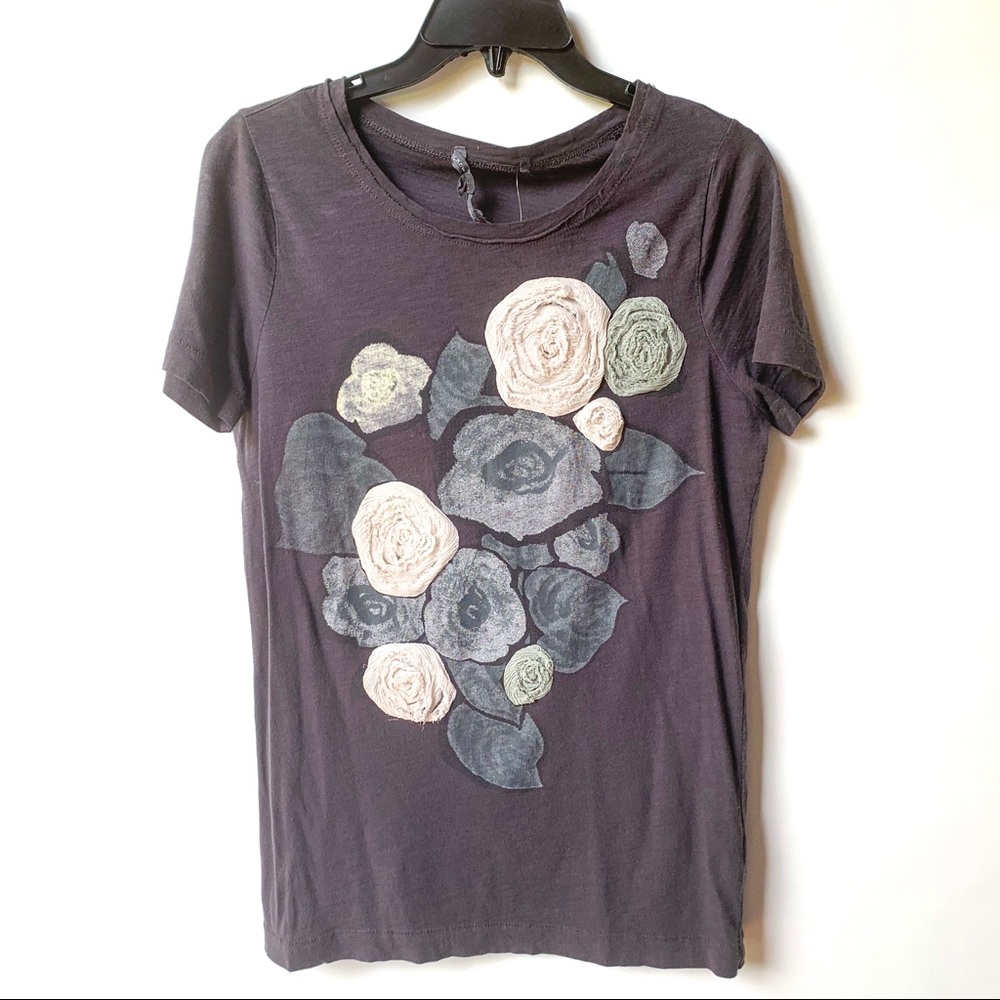 J Crew Casual Floral Tee